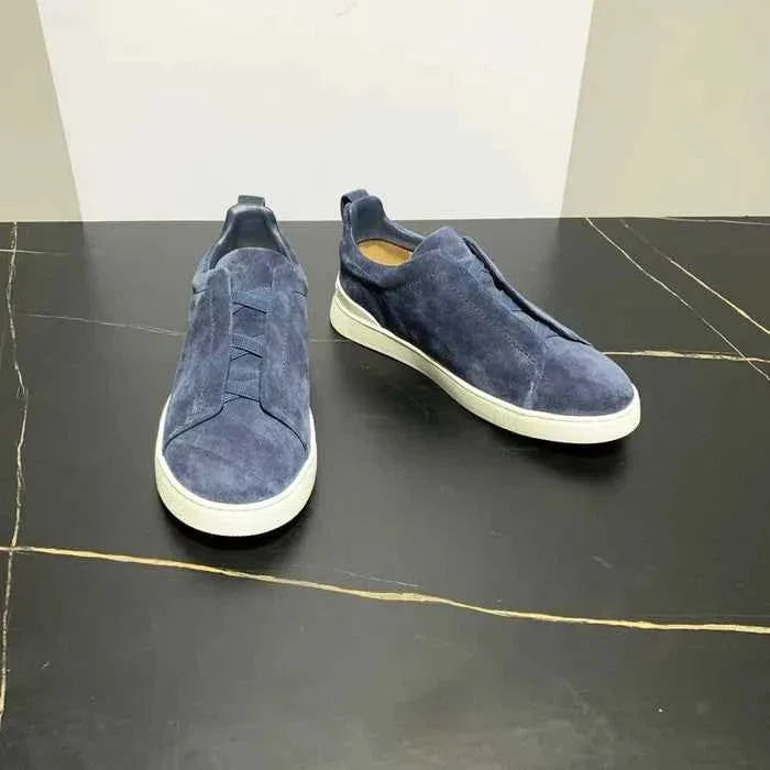 Herren Schnür Sneaker in Lederoptik