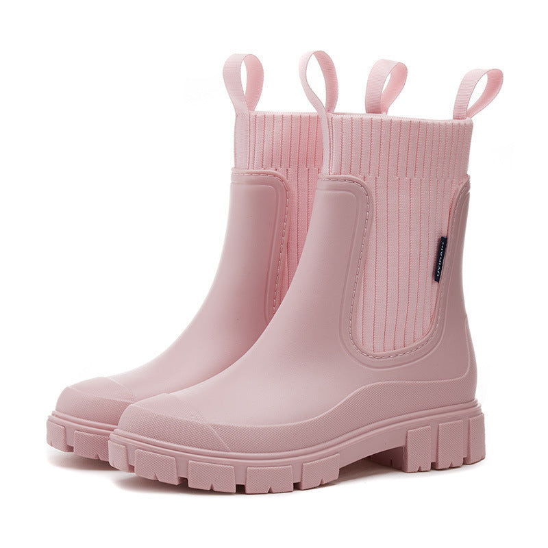 Wasserdichte Damen Gummistiefel mit Rutschfester Sohle
