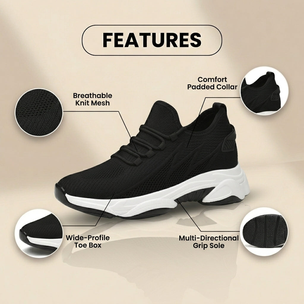 Zweifarbige Orthopädische Damen Sneaker für den Alltag