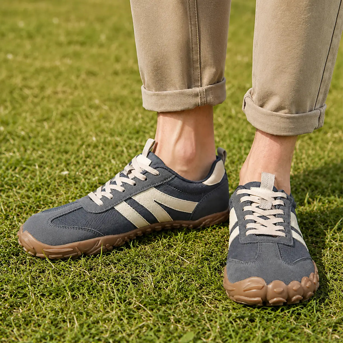 Leichte Barfuß Wanderschuhe mit weiter Passform