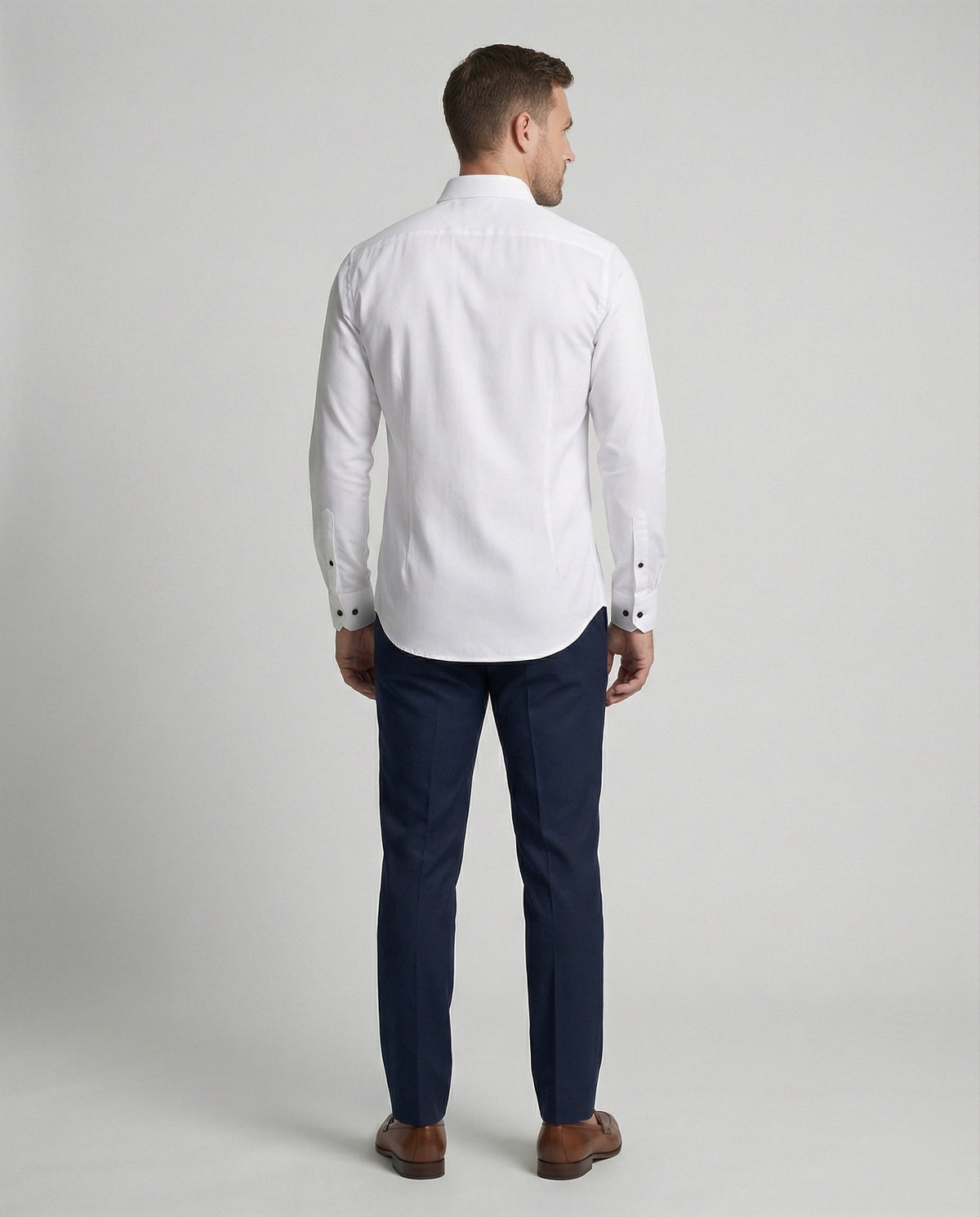 Schnelltrocknendes Herren Businesshemd mit Slim Fit