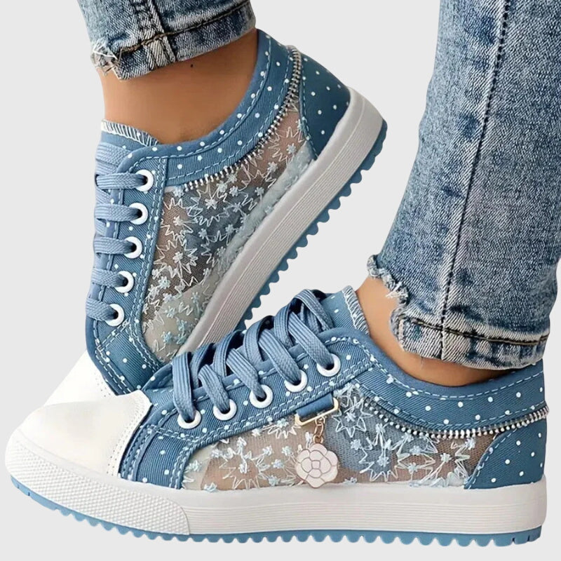 Damen Orthopädische Sneaker mit weitem Zehenbereich