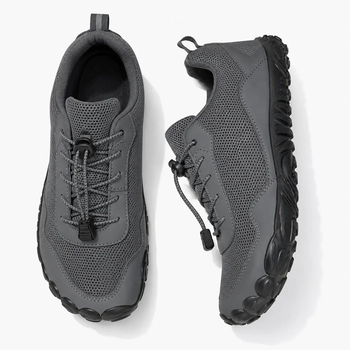 Rutschfeste Barfuß Wanderschuhe mit breiter Zehenbox