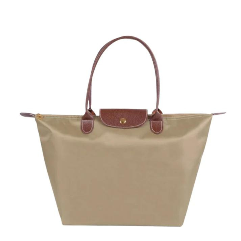 Elegante Damen Umhängetasche mit Schulterriemen und goldfarbenen Details