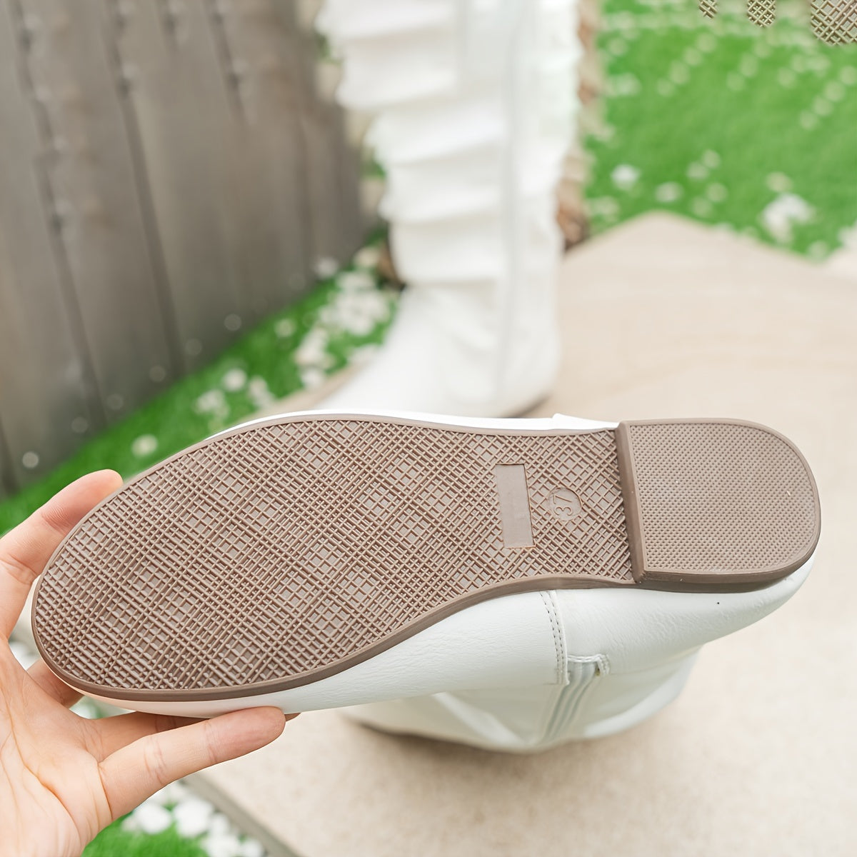 Flache Damen Stiefeletten Mit Seitlichem Reißverschluss