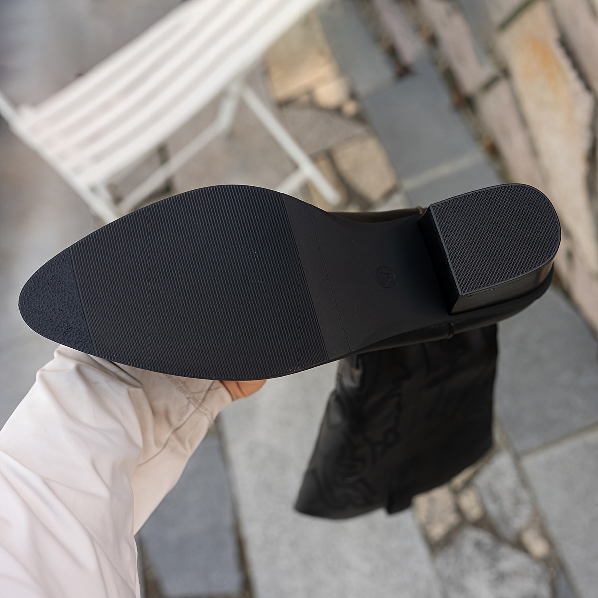 Kniehohe Damen Westernstiefel Für Breite Waden