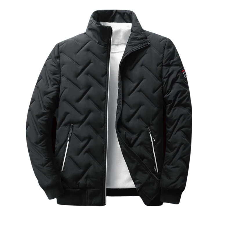 Steppjacke Mit Modernem Rautenmuster
