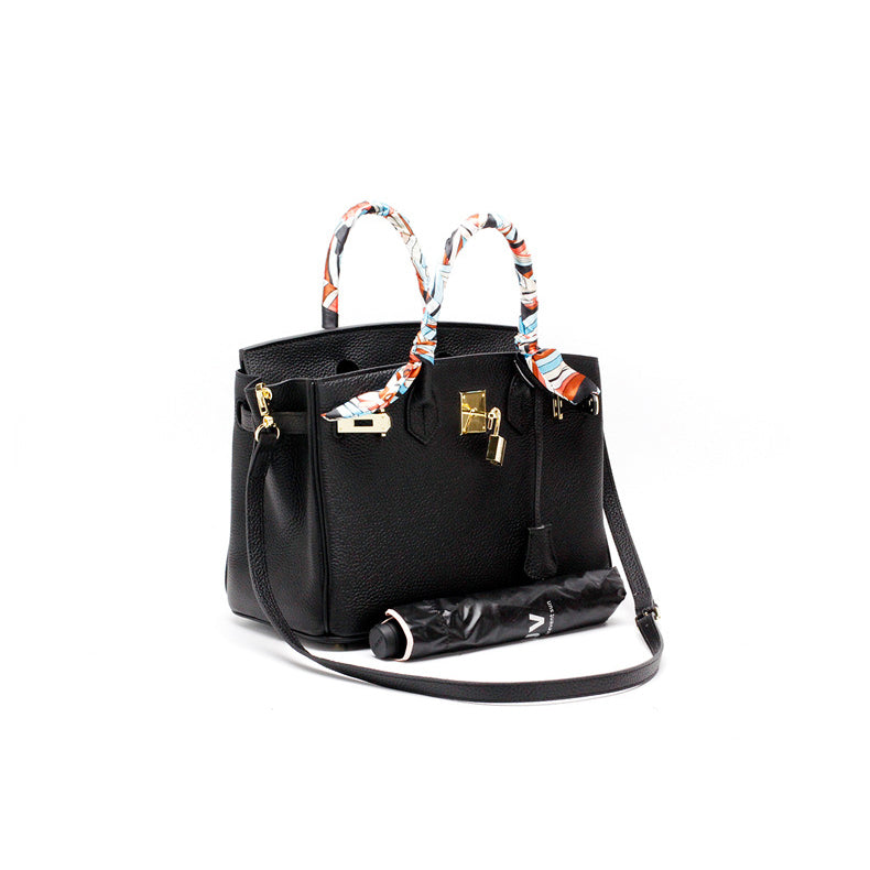 Elegante Damen Handtasche Aus Leder Mit Henkel