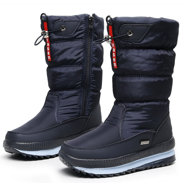 Wasserdichte Rutschfeste Schneestiefel Mit Kunstfellfutter