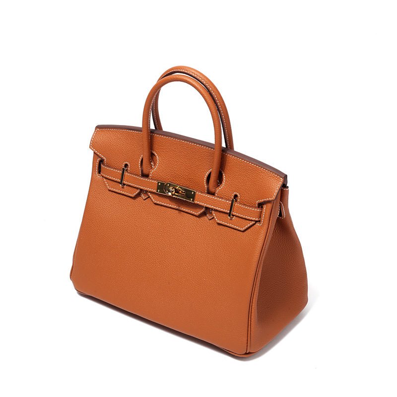 Elegante Damen Handtasche Aus Leder Mit Henkel
