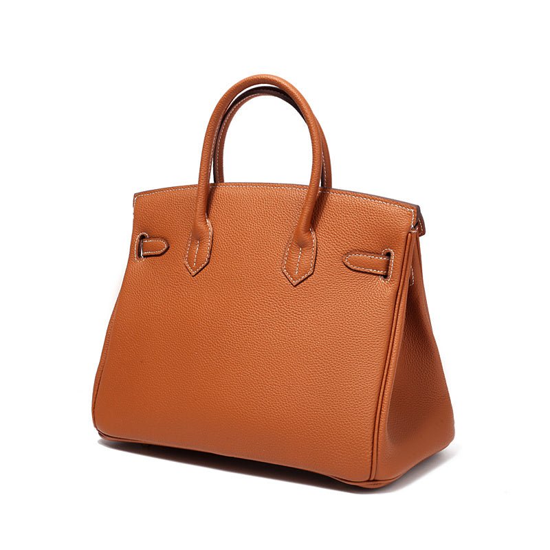 Elegante Damen Handtasche Aus Leder Mit Henkel