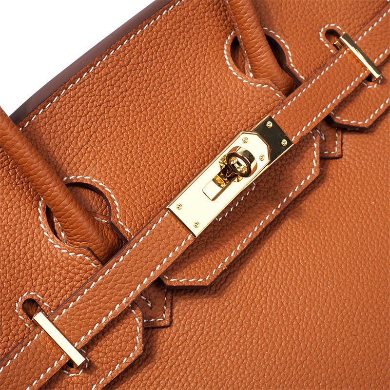 Elegante Damen Handtasche Aus Leder Mit Henkel
