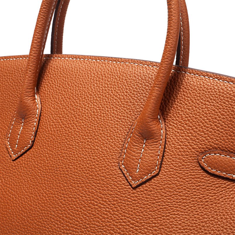 Elegante Damen Handtasche Aus Leder Mit Henkel