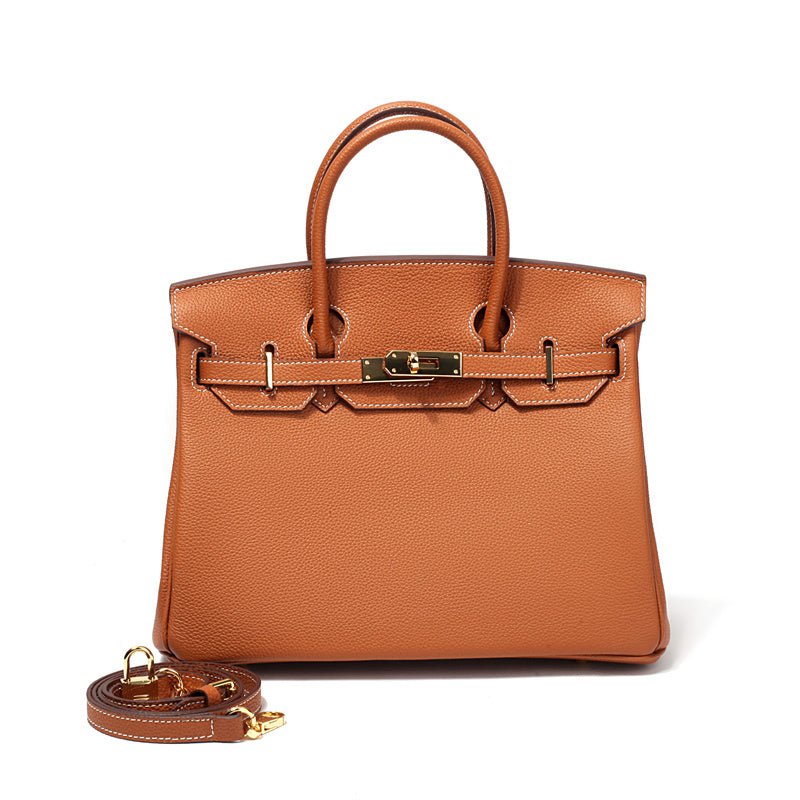 Elegante Damen Handtasche Aus Leder Mit Henkel