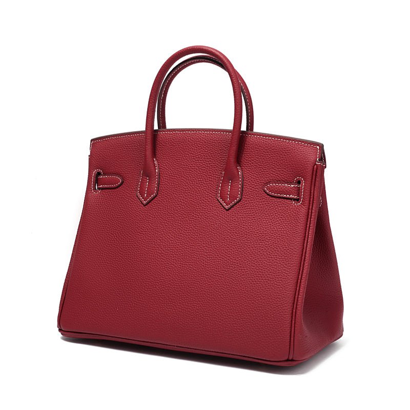 Elegante Damen Handtasche Aus Leder Mit Henkel