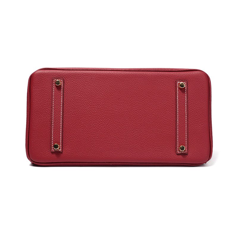 Elegante Damen Handtasche Aus Leder Mit Henkel