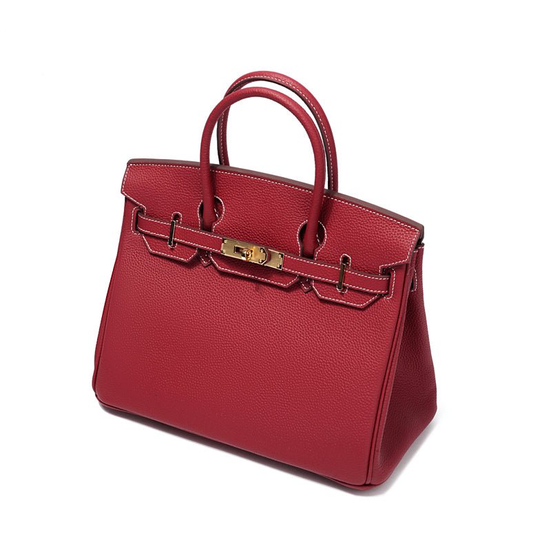 Elegante Damen Handtasche Aus Leder Mit Henkel