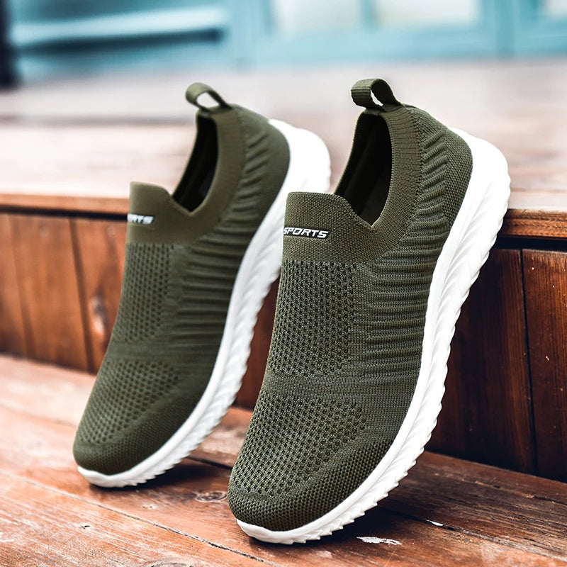 Leichte Damen Slip-On Sneaker Mit Gedämpfter Sohle
