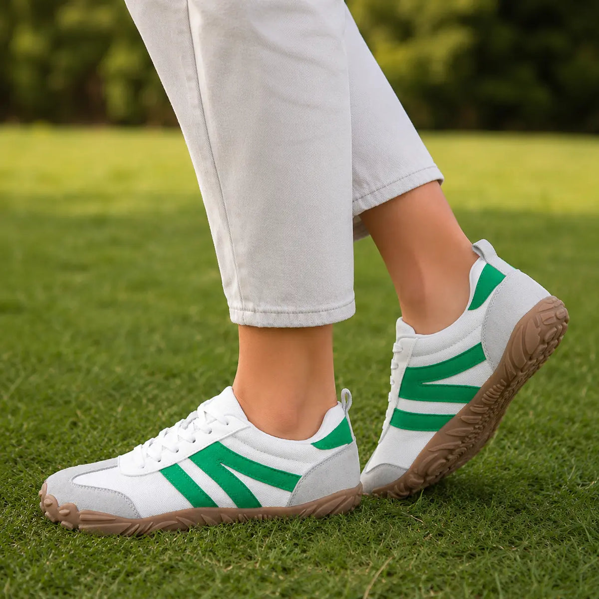 Leichte Barfuß Wanderschuhe mit weiter Passform