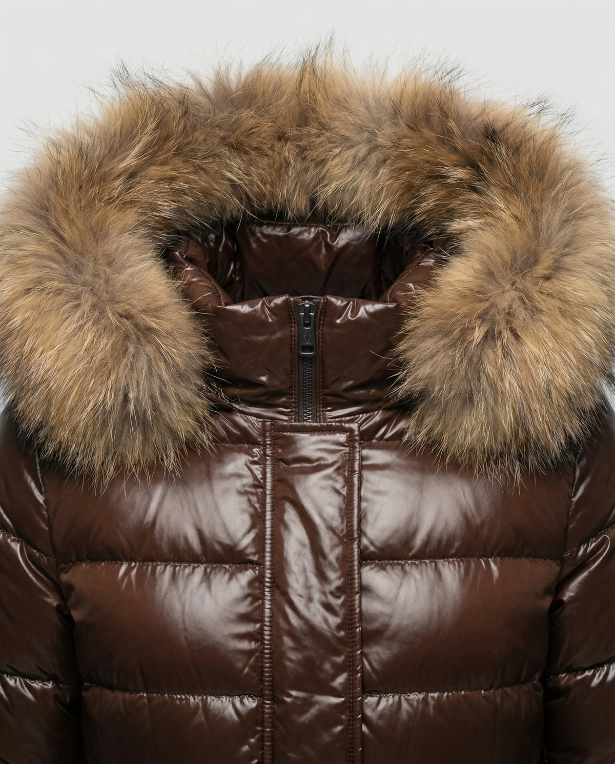 Damen Winter Steppjacke mit Abnehmbarer Kapuze
