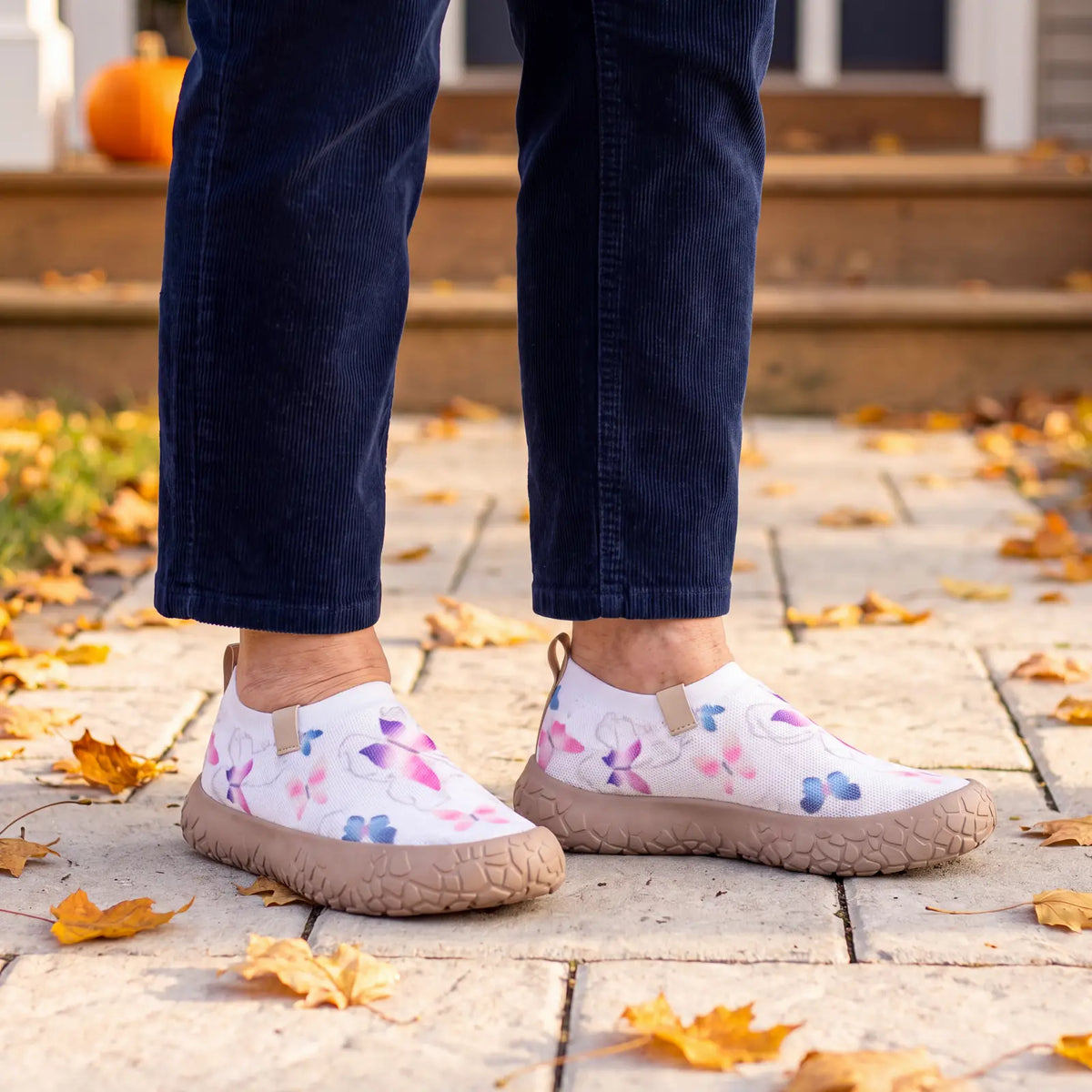 Unisex Gemusterte Barfußschuhe mit Breiter Zehenbox