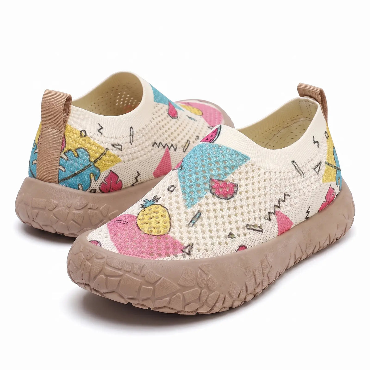 Unisex Gemusterte Barfußschuhe mit Breiter Zehenbox