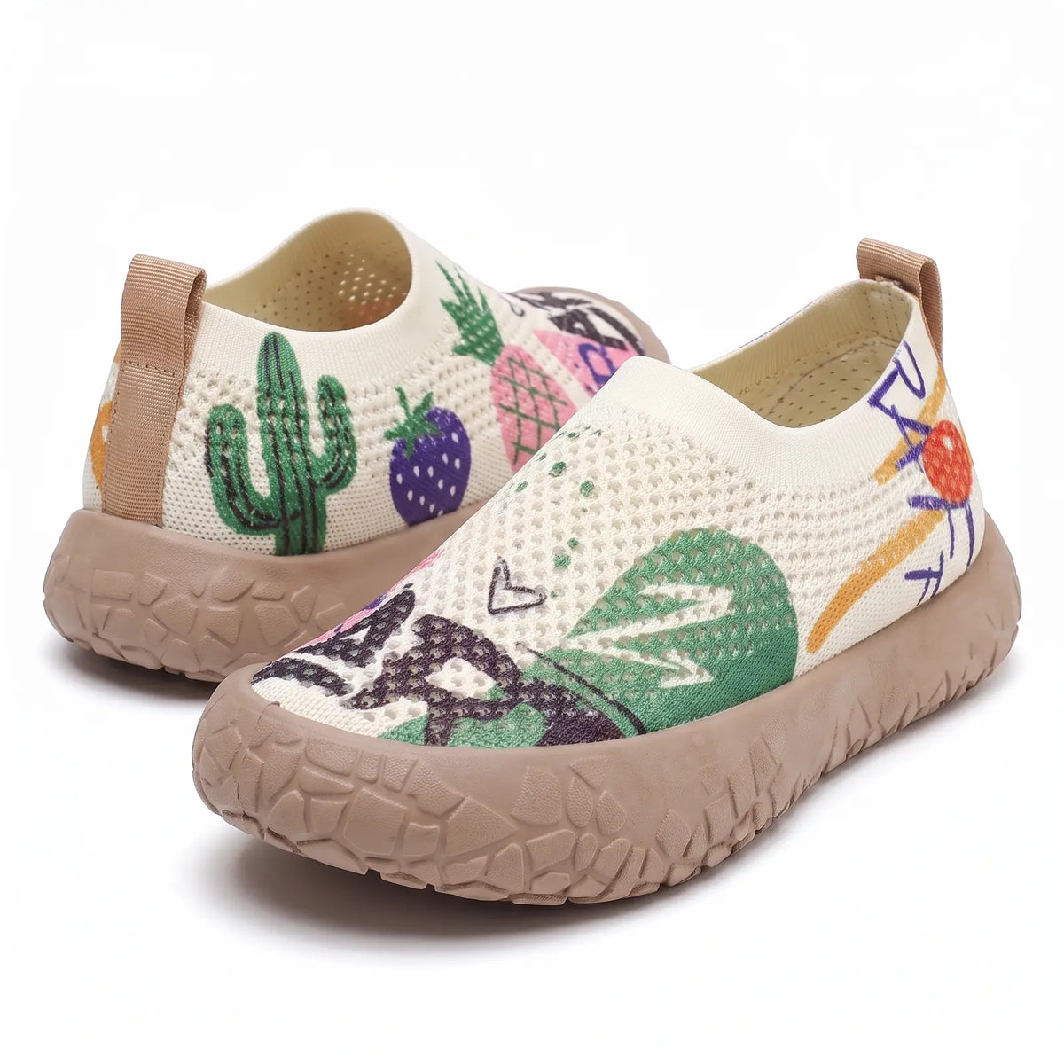 Unisex Gemusterte Barfußschuhe mit Breiter Zehenbox