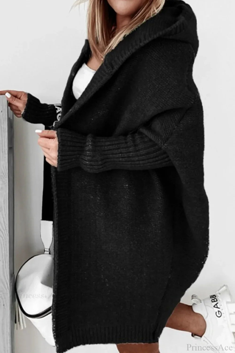 Strickjacke mit Colourblock-Design und Reverskragen