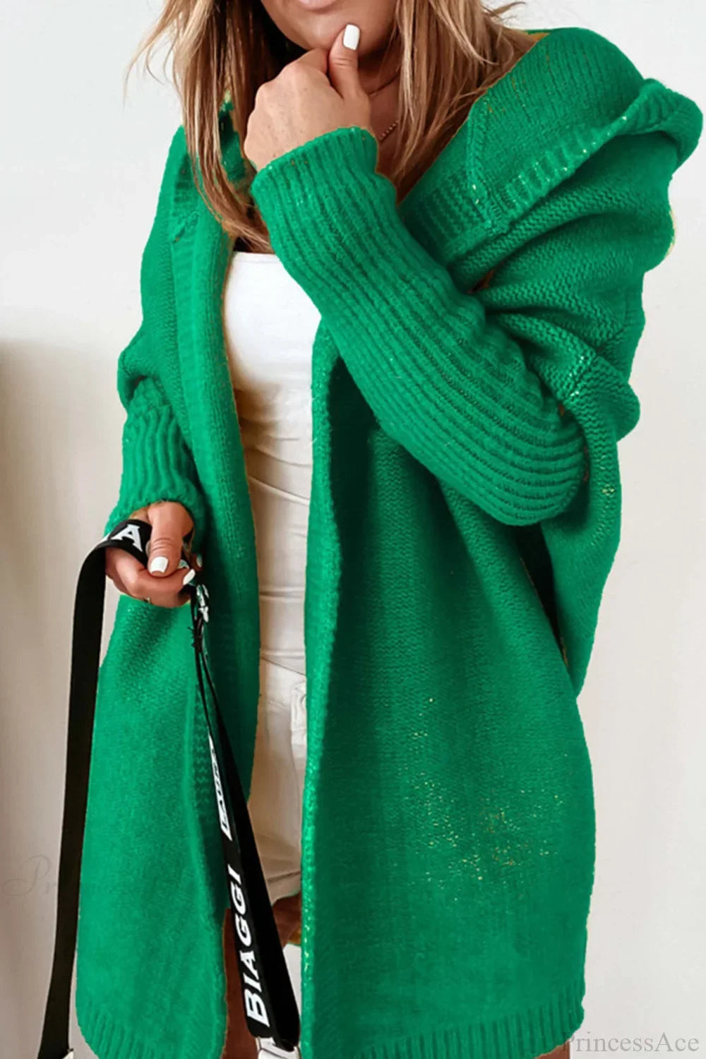 Strickjacke mit Colourblock-Design und Reverskragen