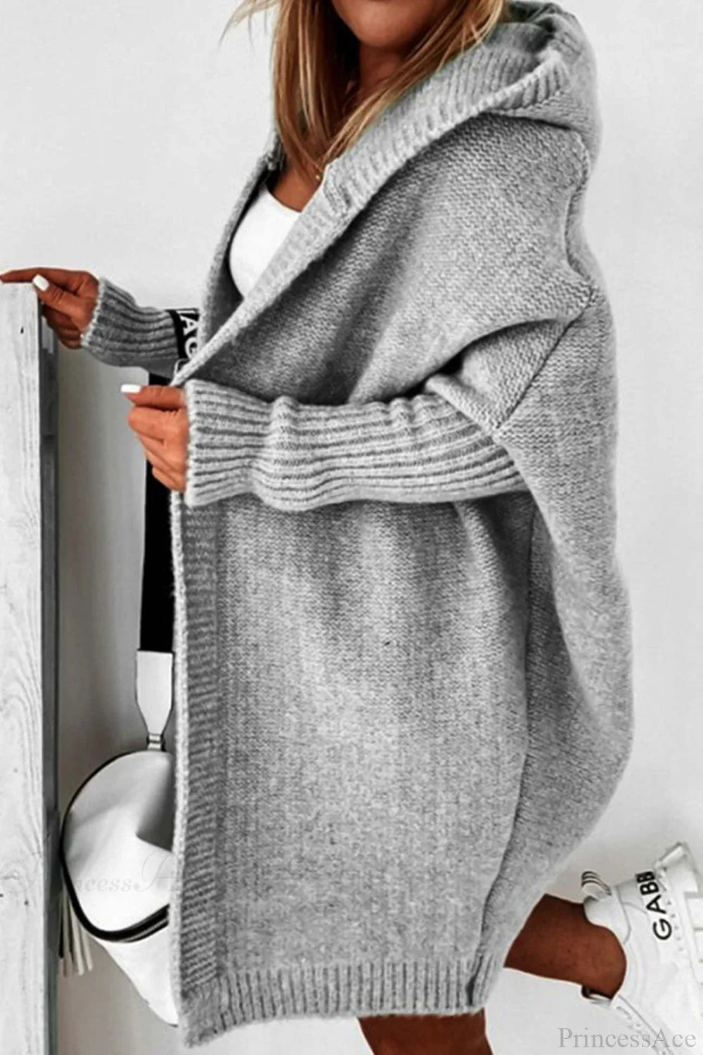 Strickjacke mit Colourblock-Design und Reverskragen
