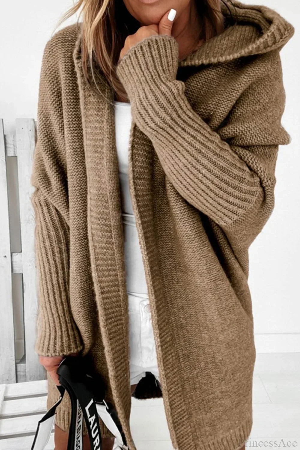 Strickjacke mit Colourblock-Design und Reverskragen