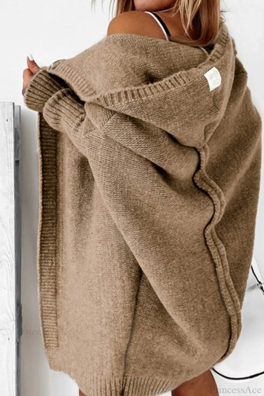 Strickjacke mit Colourblock-Design und Reverskragen