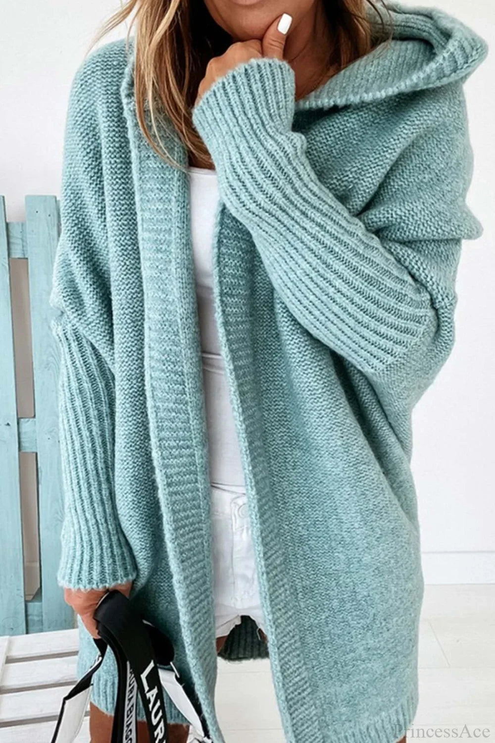 Strickjacke mit Colourblock-Design und Reverskragen