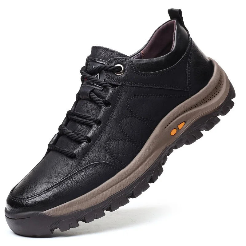 Herren Wasserdichte Orthopädische Lederschuhe