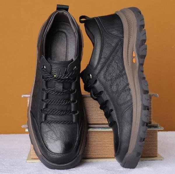 Herren Wasserdichte Orthopädische Lederschuhe