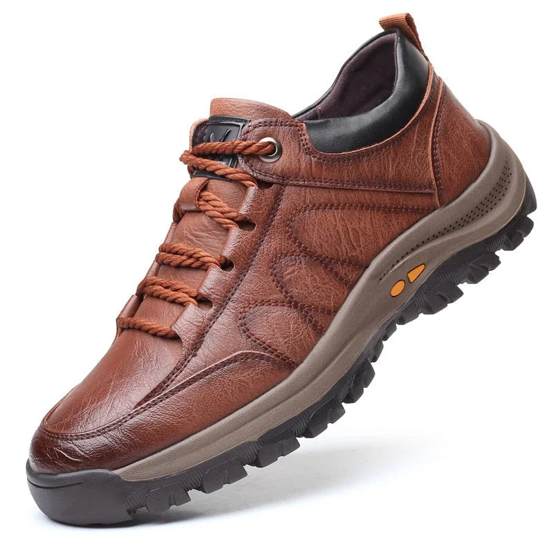 Herren Wasserdichte Orthopädische Lederschuhe