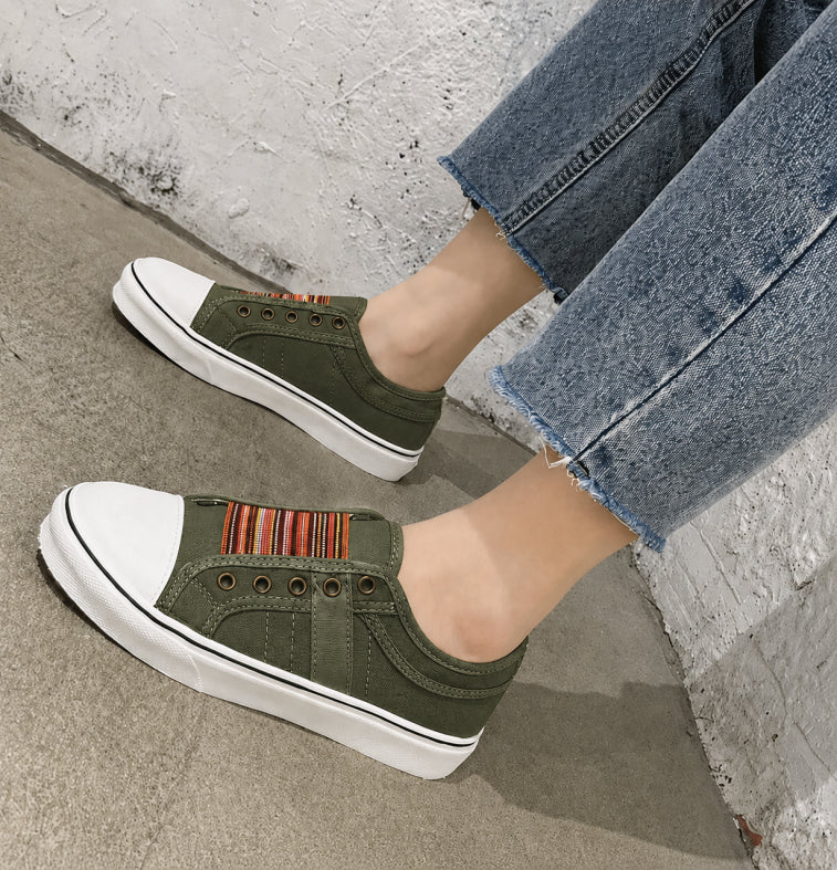 Atmungsaktive Damen Sommer Sneaker zum Hineinschlüpfen