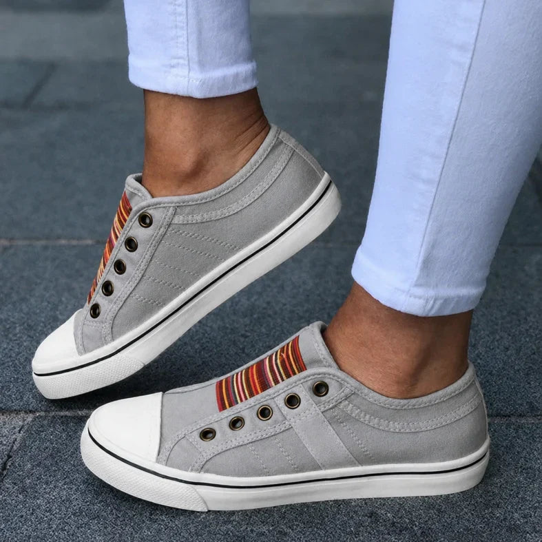Atmungsaktive Damen Sommer Sneaker zum Hineinschlüpfen