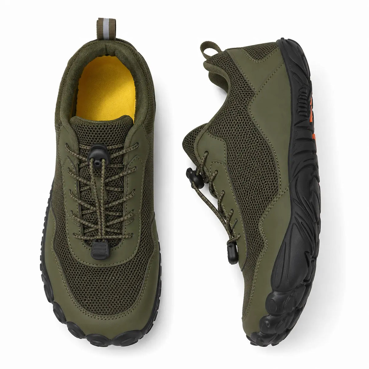Rutschfeste Barfuß Wanderschuhe mit breiter Zehenbox