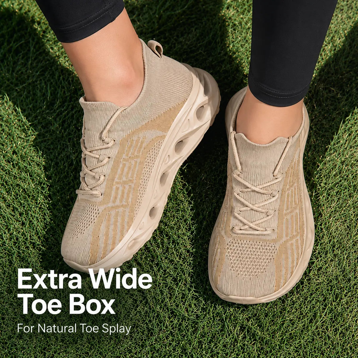 Orthopädische Barfuss-Wanderschuhe mit breiter Passform