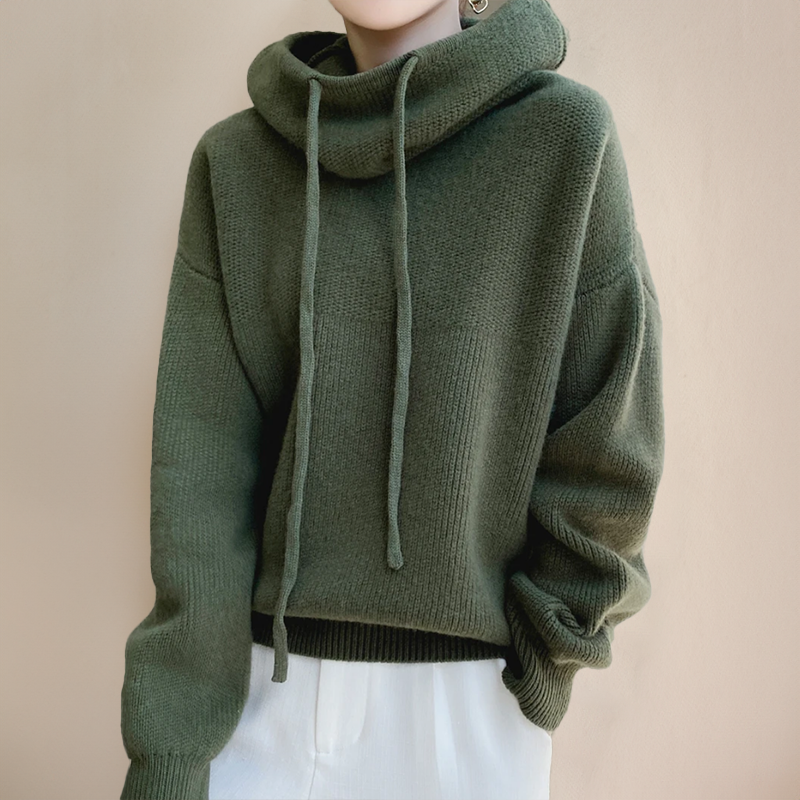 Damen Rollkragenpullover Aus Feinstrick