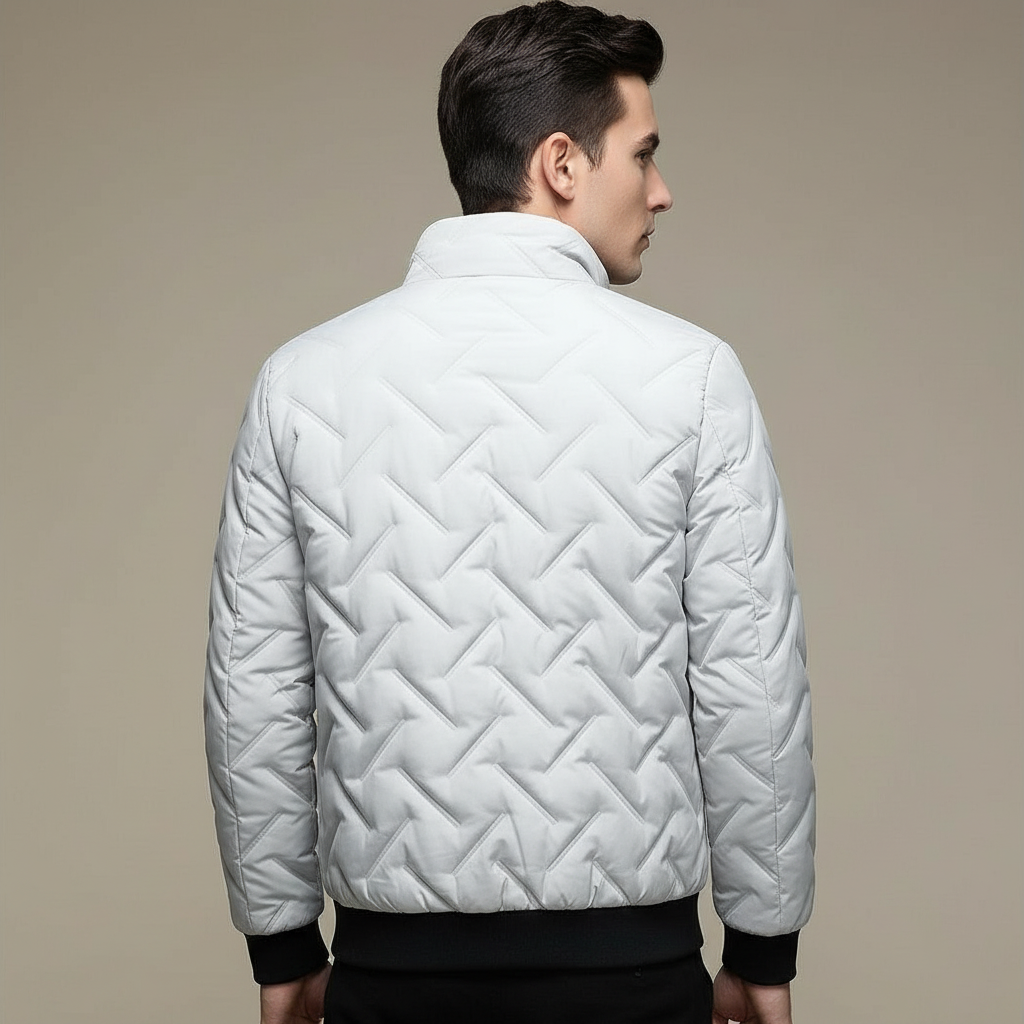 Steppjacke Mit Modernem Rautenmuster