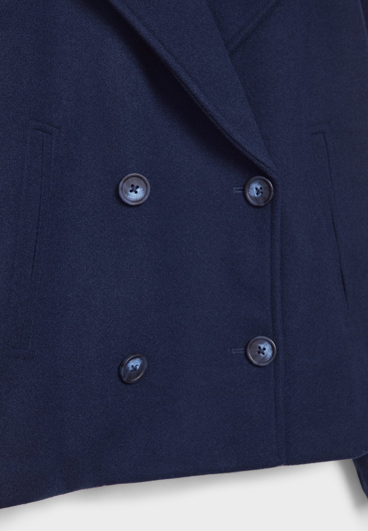 Kurze Zweireihige Damen Jacke mit Lockerem Schnitt