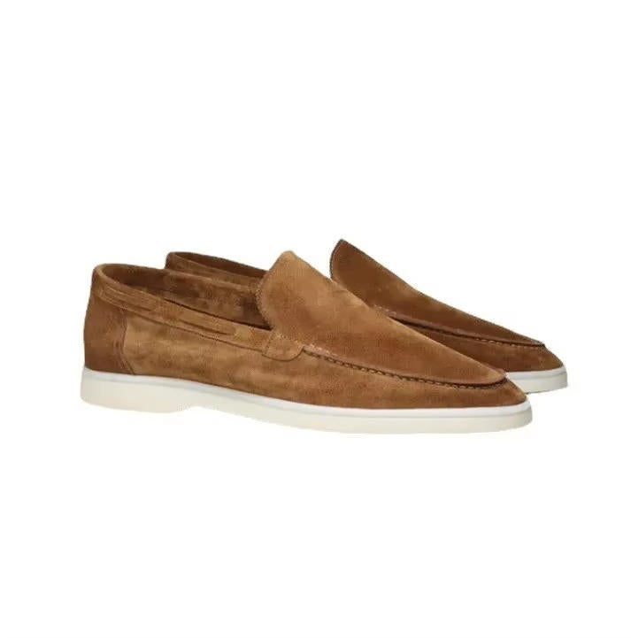 Herren Wildleder Loafer mit Elastikpaneelen Slip-On