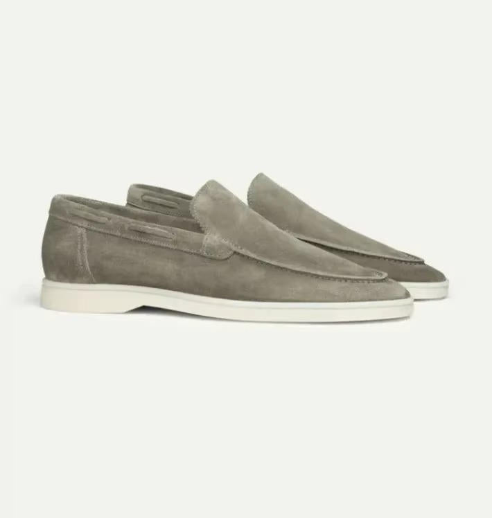 Herren Wildleder Loafer mit Elastikpaneelen Slip-On