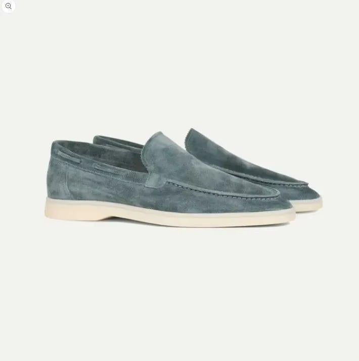 Herren Wildleder Loafer mit Elastikpaneelen Slip-On