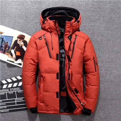 Herren Winterparka Wattiert mit Verstellbarer Kapuze