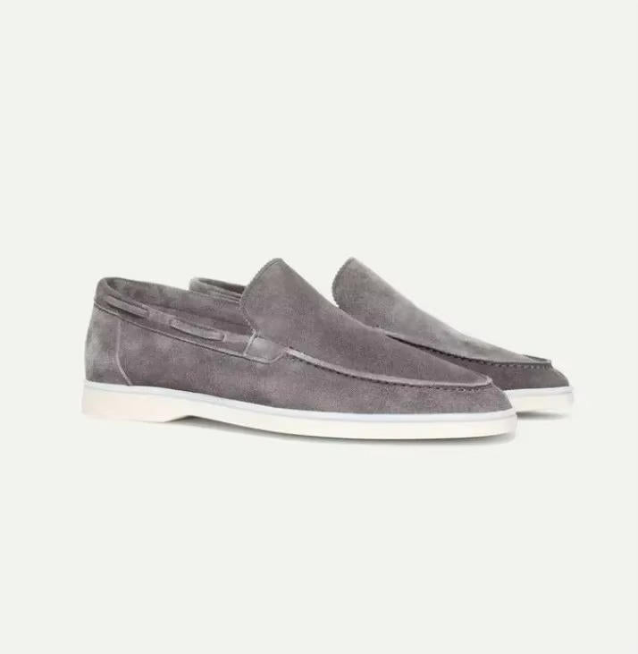 Herren Wildleder Loafer mit Elastikpaneelen Slip-On