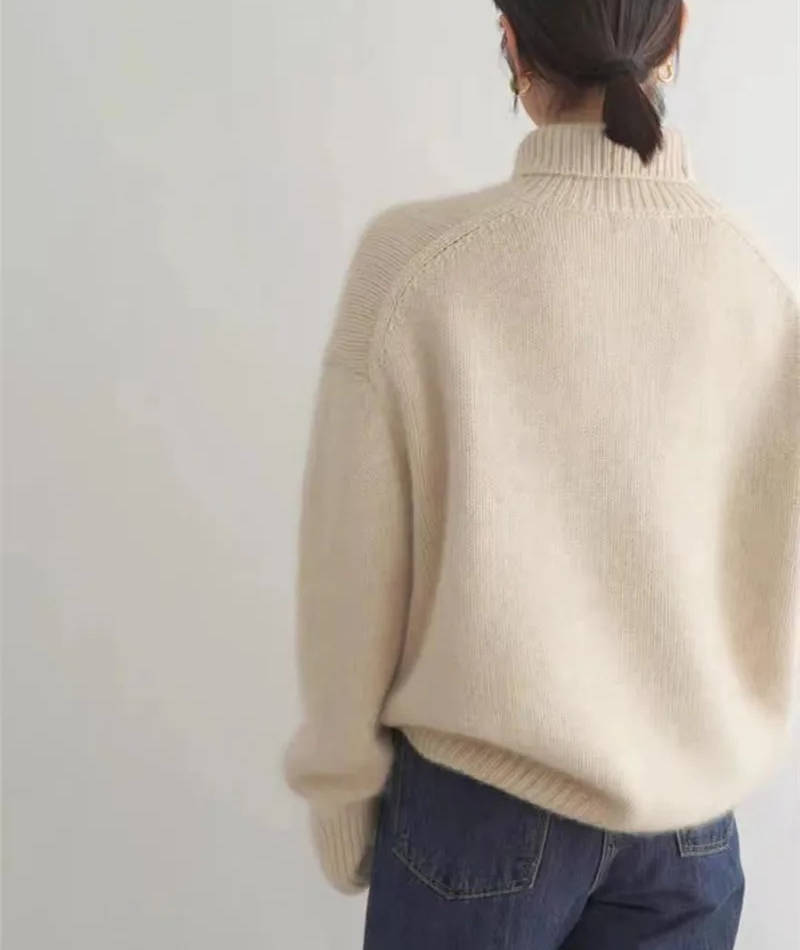Damen Rollkragenpullover aus Weichem Feinstrick
