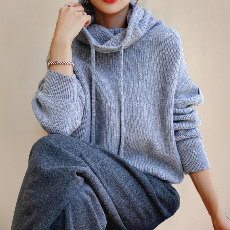 Damen Rollkragenpullover Aus Feinstrick